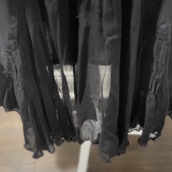 Gracia Fashion Vintage 100% Silk Skirt with silk lining, side zip Size Sm to Med - Picture 7 of 7